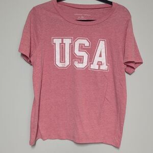 Grayson/Threads Red USA Short Sleeve Shirt